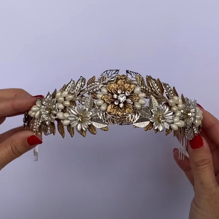 Diadema Porcelana Fina - Cosas Monas